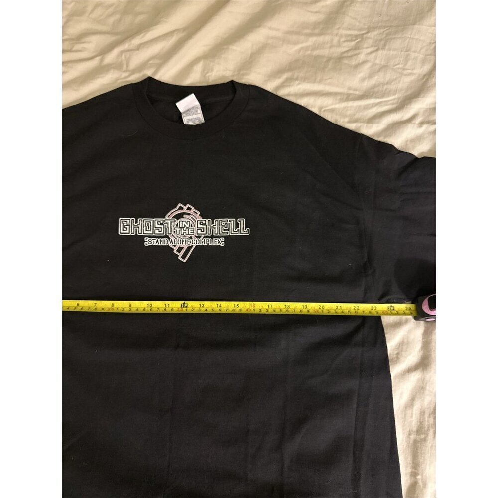 Ghost In The Shell Stand Alone Complex T Shirt Size Manga Anime XL BLACK USA - Picture 4 of 6